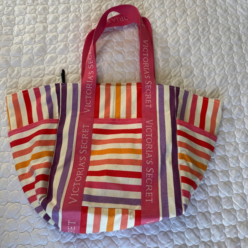 Victoria's Secret Colorful Striped‎ Tote
